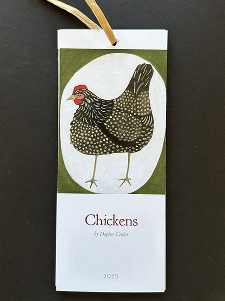 Daphne Confar 2025 Chickens Calendar